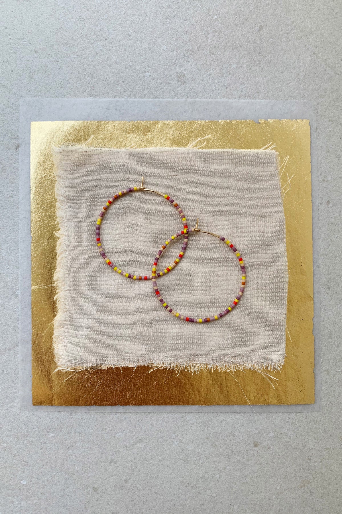 Letting Go Hoops, Annual - Large - Abacus Row Handmade Jewelry