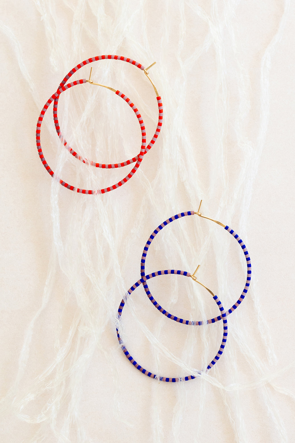 Progressions Hoops - Large - Abacus Row Handmade Jewelry