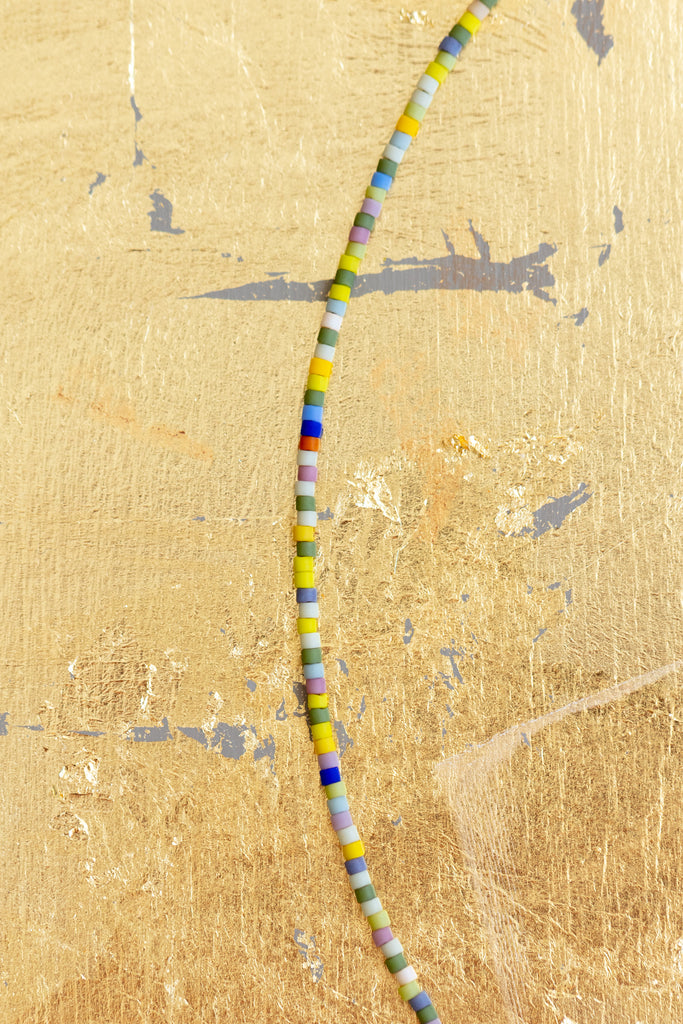 Letting Go Necklace, Perennial detail - Abacus Row Handmade Jewelry