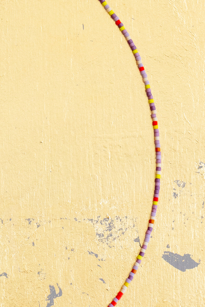 Letting Go Necklace, Annual detail - Abacus Row Handmade Jewelry