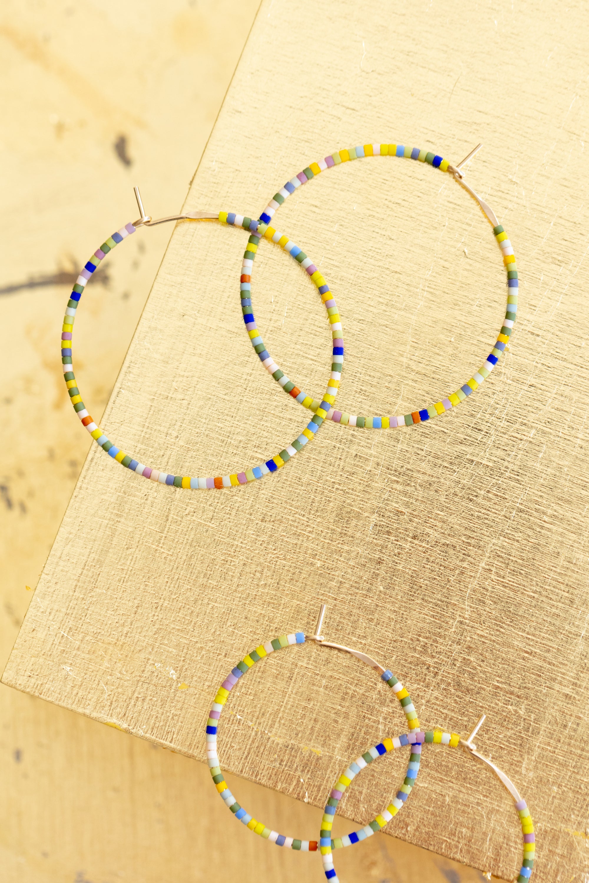 Letting Go Hoops, Perennial - Abacus Row Handmade Jewelry