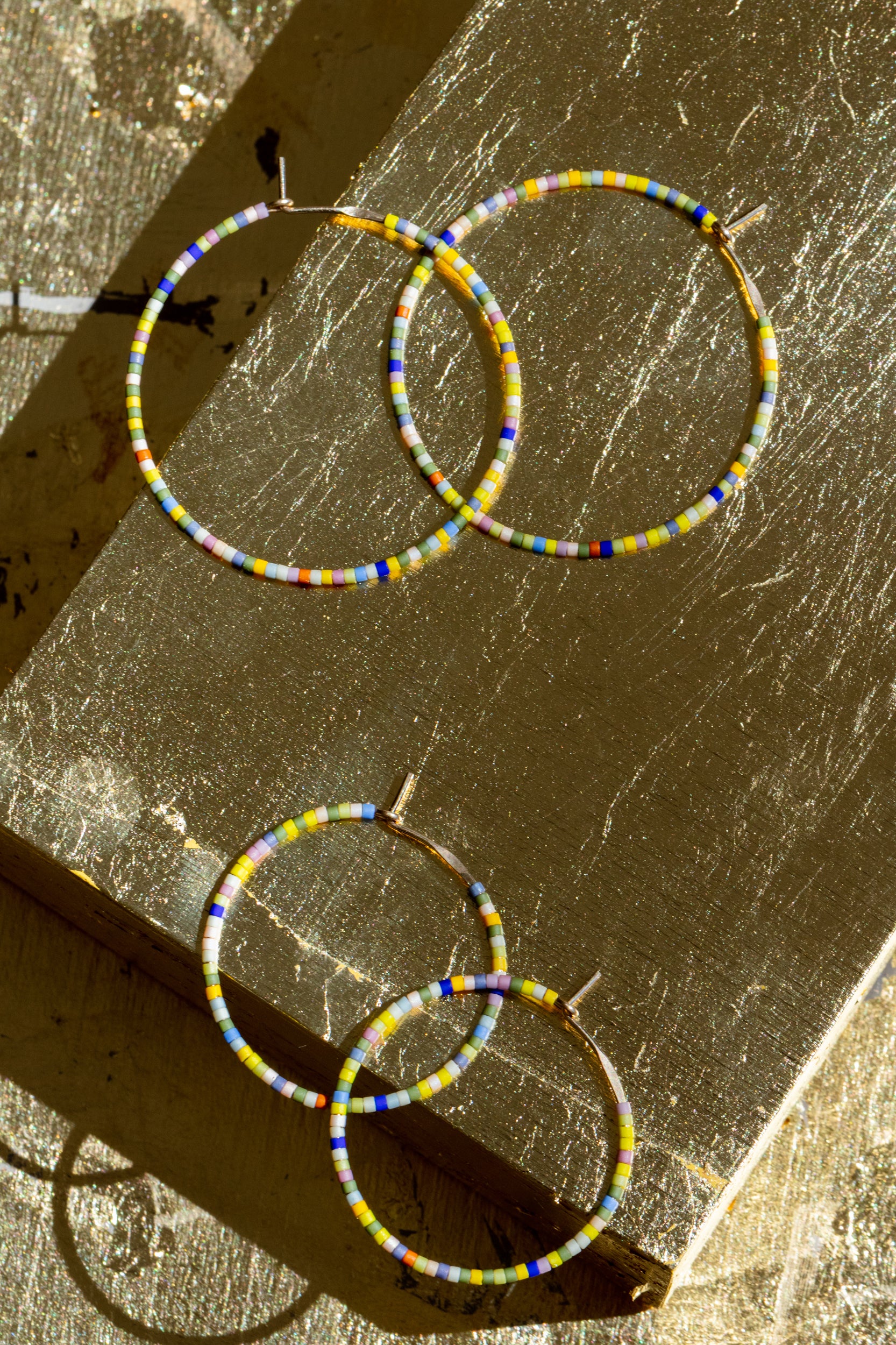 Letting Go Hoops, Perennial - Abacus Row Handmade Jewelry