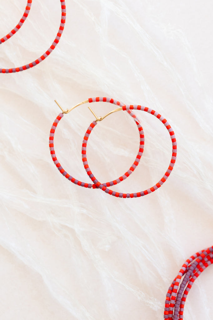 Progressions Hoops, Annual - Small - Abacus Row Handmade Jewelry