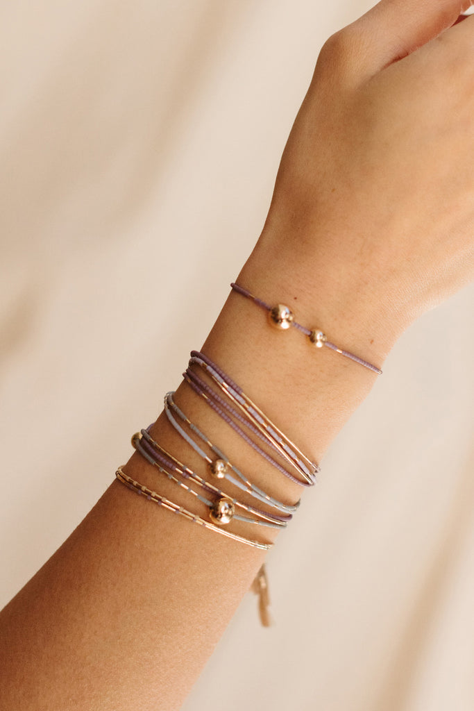 Hati Bracelet in Ink by Abacus Row Handmade Jewelry