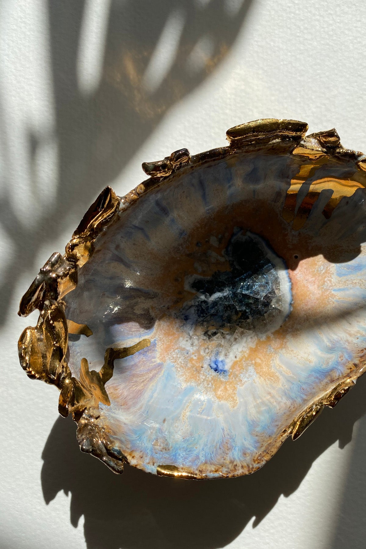 Minh Singer Iceland Blue Lagoon and Gold Shell Small sunshine