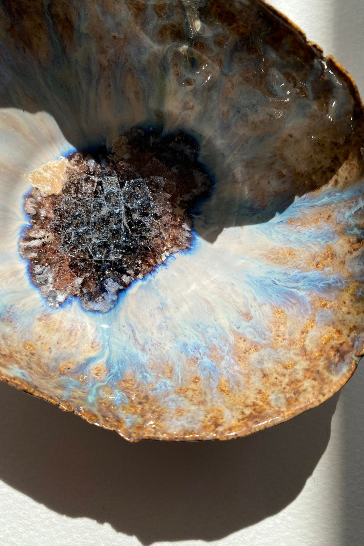 Minh Singer Small Iceland Blue Lagoon Bowl Close