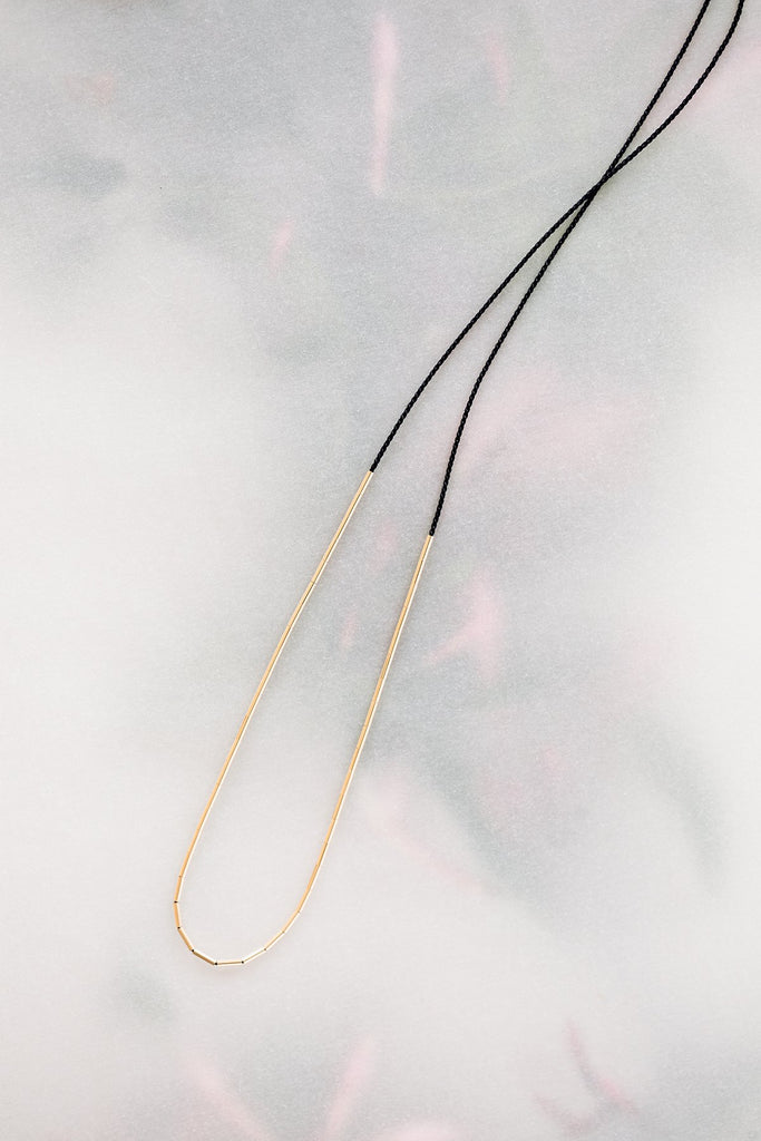 Dorado Necklace, black - Abacus Row
