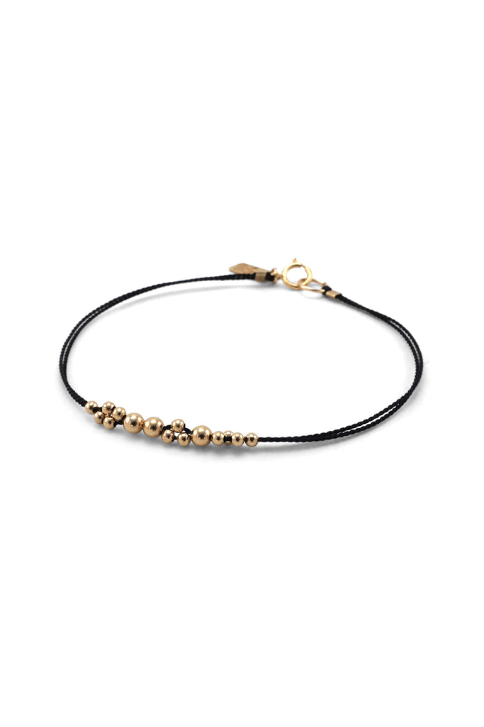 Leo Minor Bracelet, black - Abacus Row Handmade Jewelry
