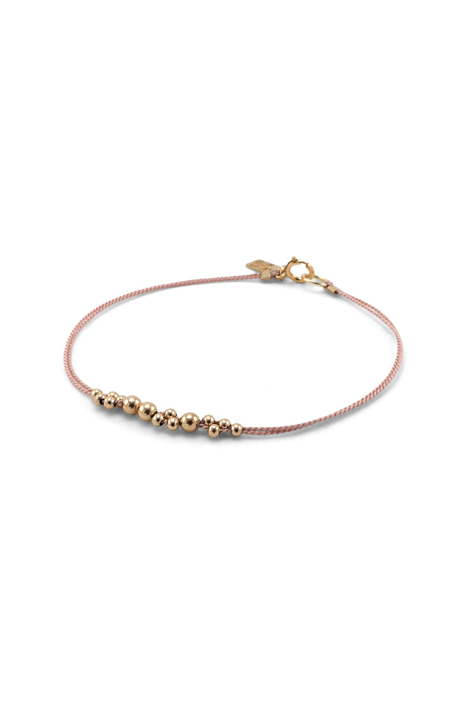 Leo Minor Bracelet, blush - Abacus Row Handmade Jewelry