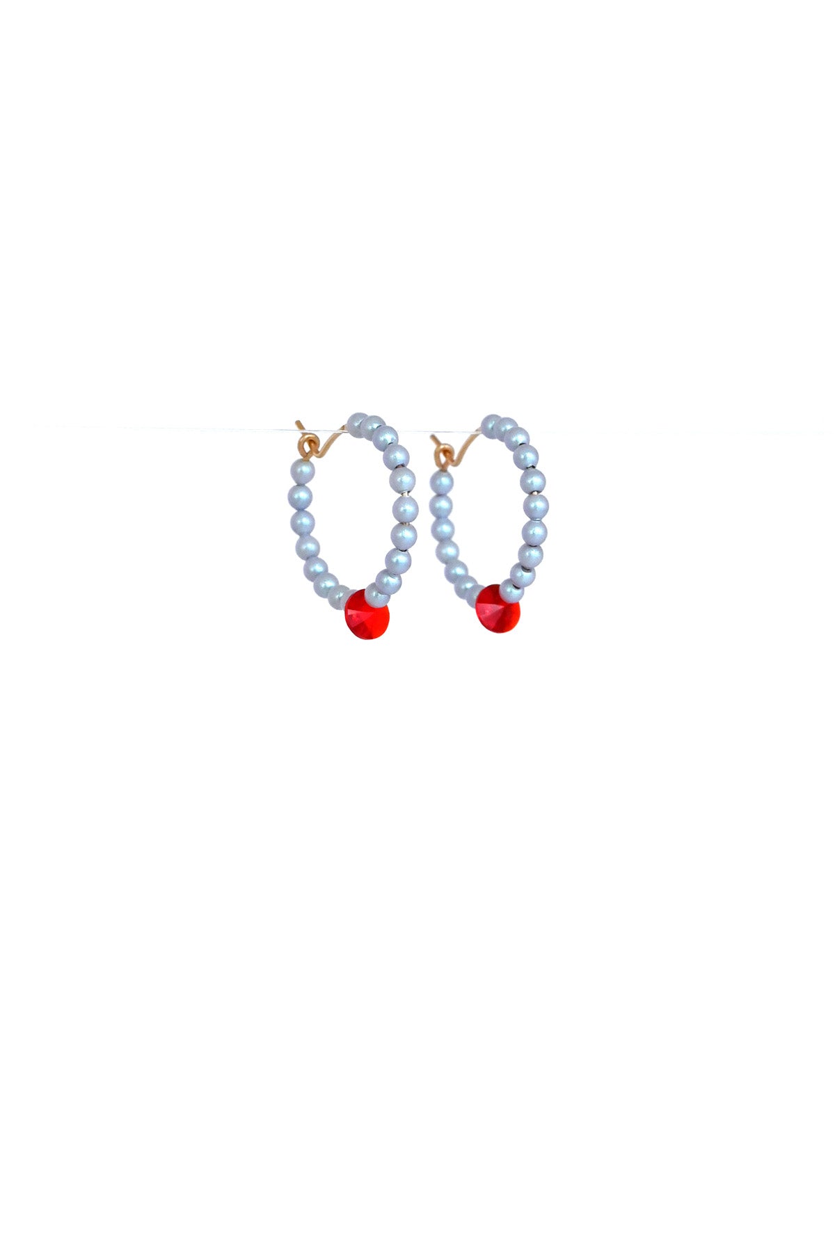 White Rabbit Earrings at Abacus Row Handmade Jewelry