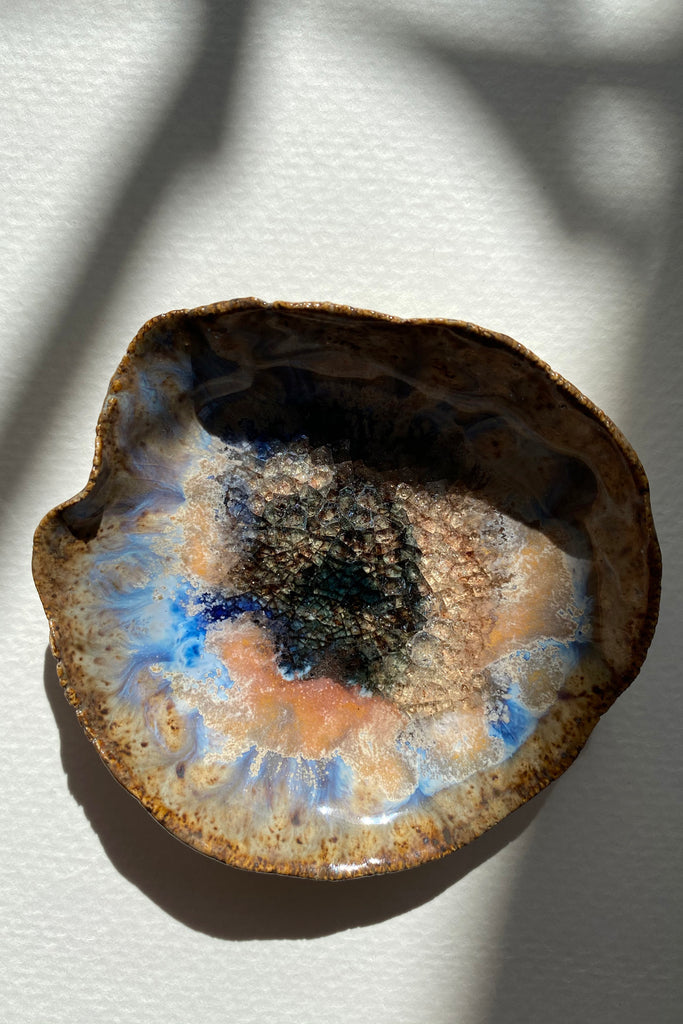 Minh Singer Iceland Blue Lagoon Dish Extra Small in Sunshine