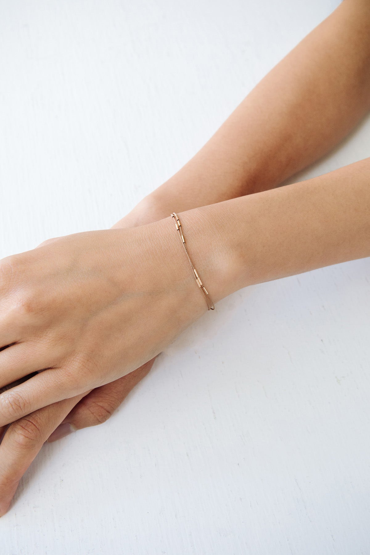 Andromeda Bracelet, fawn - Abacus Row Handmade Jewelry