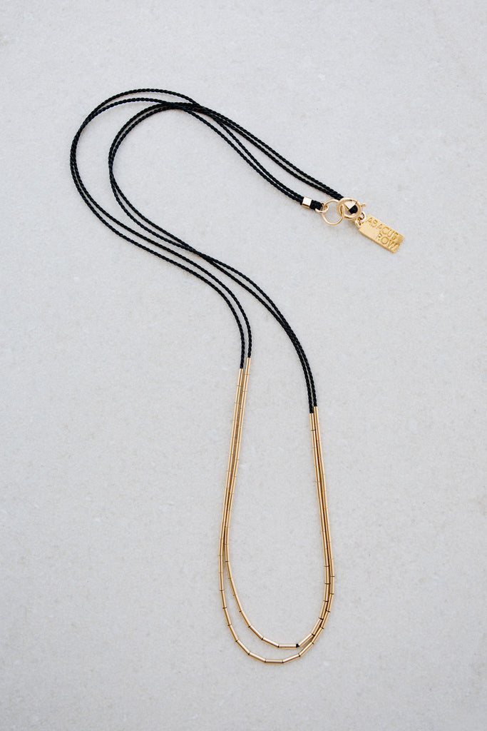 Black Andromeda Necklace at Abacus Row Handmade Jewelry