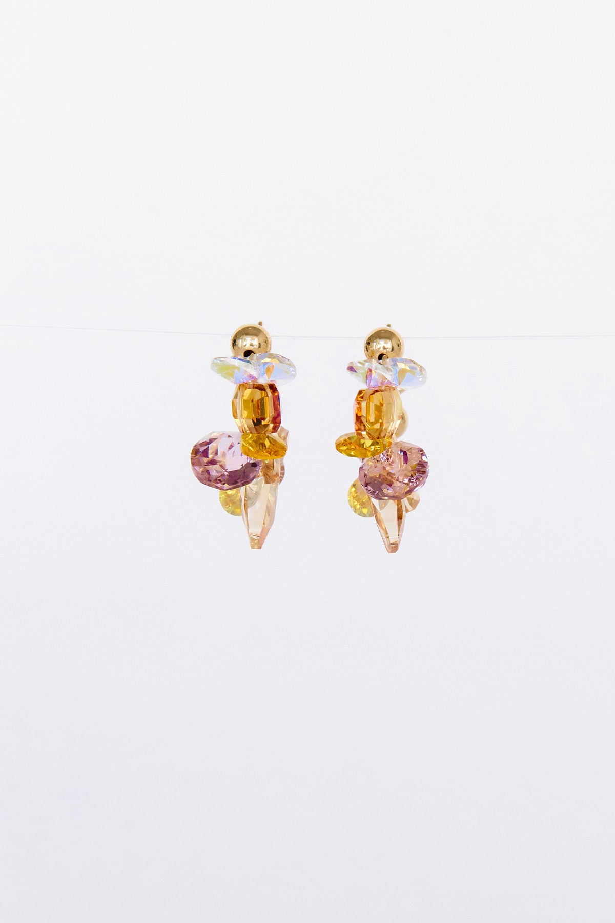 Azalea No.6 Earrings by Abacus Row Handmade Jewelry