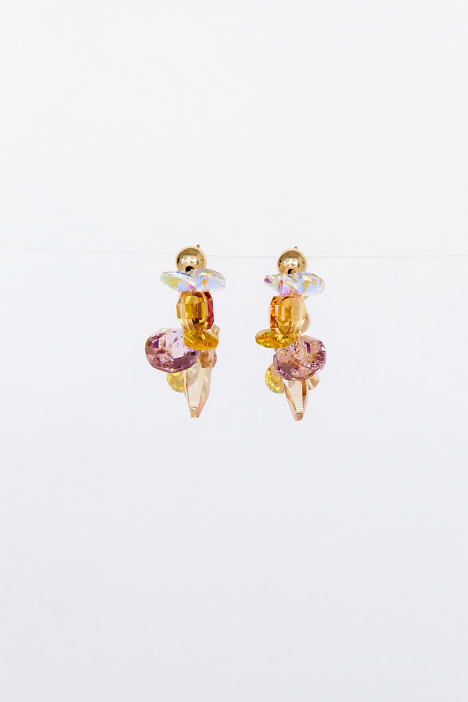 Azalea No.6 Earrings by Abacus Row Handmade Jewelry