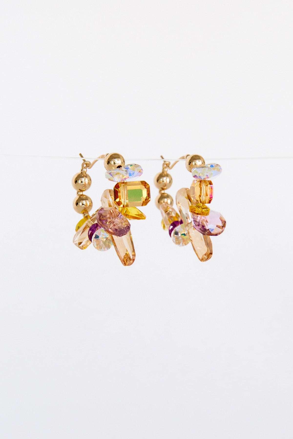 Azalea No.6 Earrings by Abacus Row Handmade Jewelry