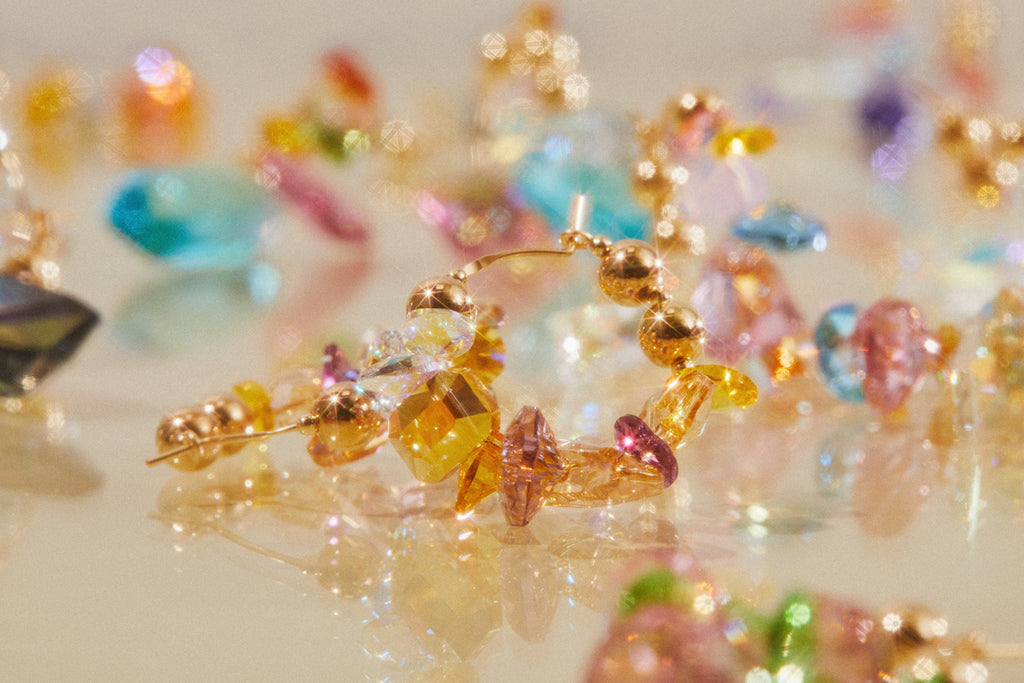 Azalea No.6 Earrings by Abacus Row Handmade Jewelry