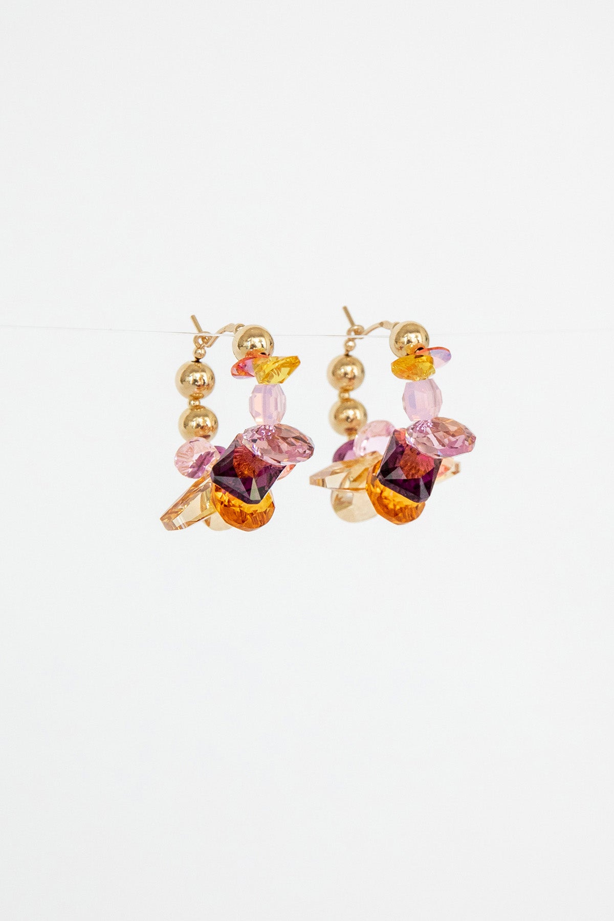 Azalea Earrings No. 9 by Abacus Row Handmade Jewelry
