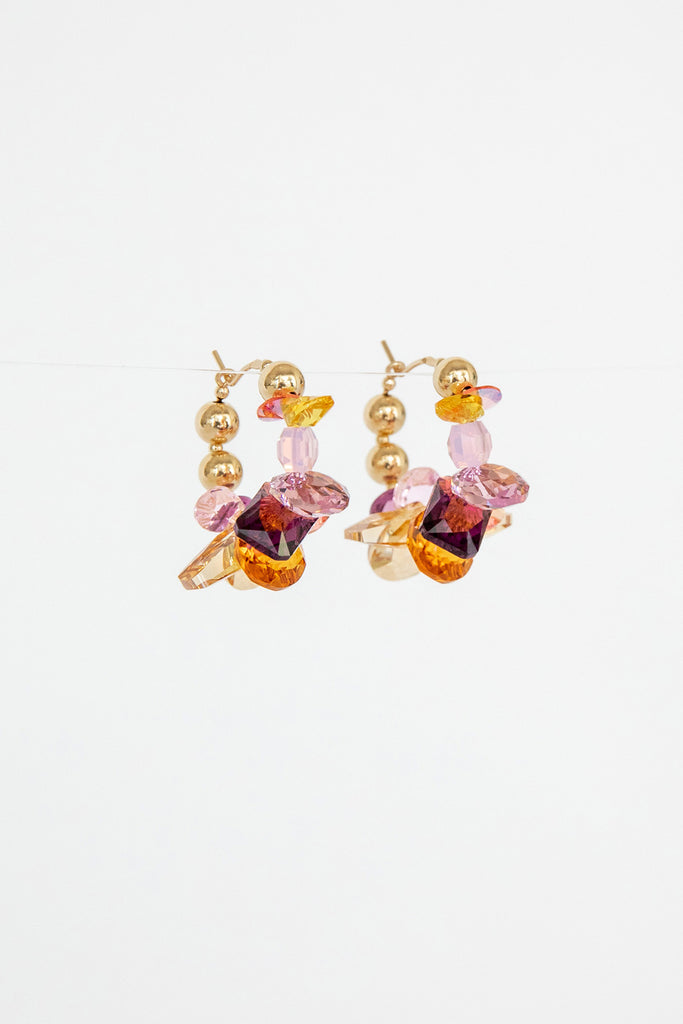Azalea Earrings No. 9 by Abacus Row Handmade Jewelry