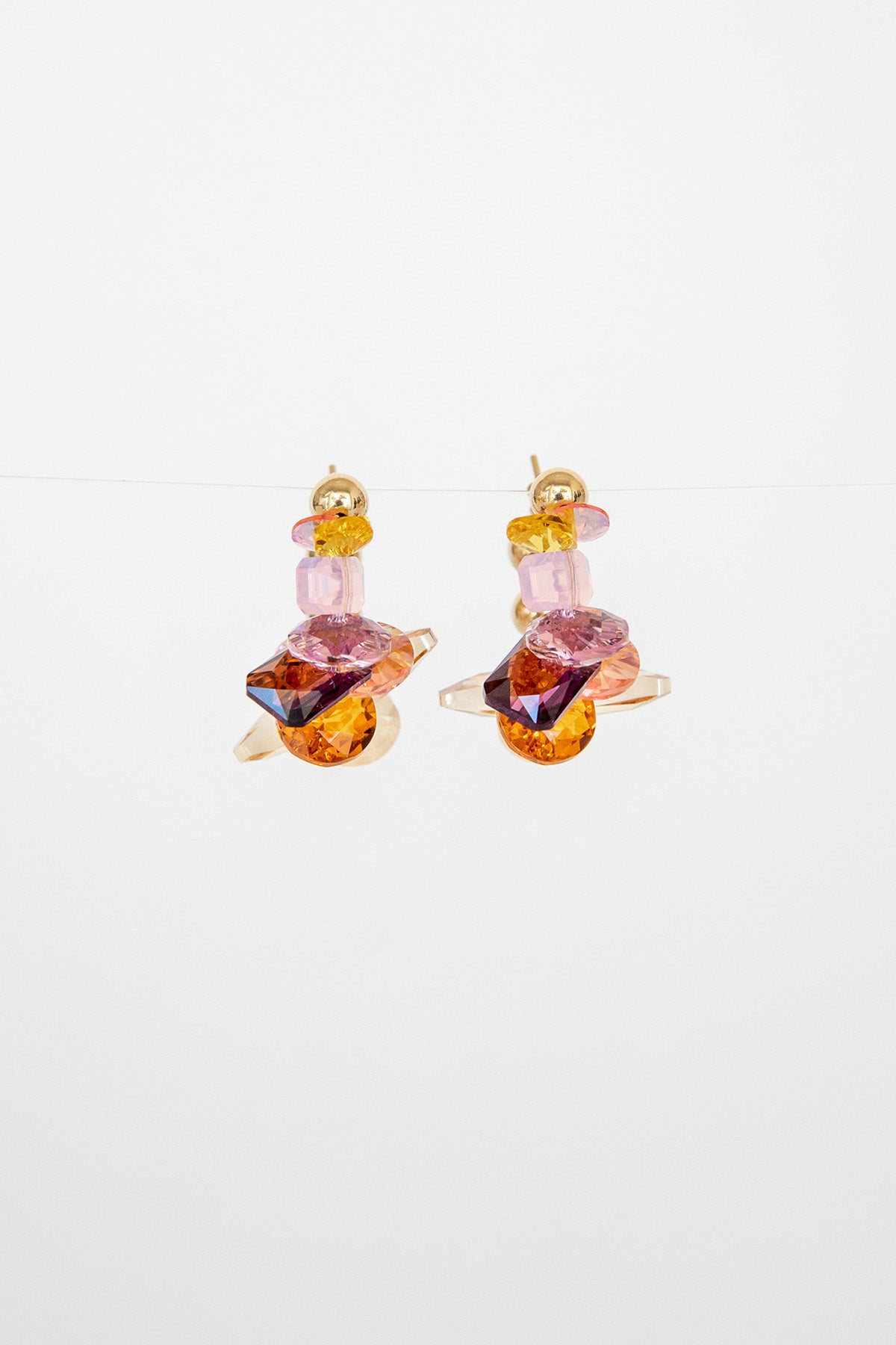 Azalea Earrings No. 9 by Abacus Row Handmade Jewelry