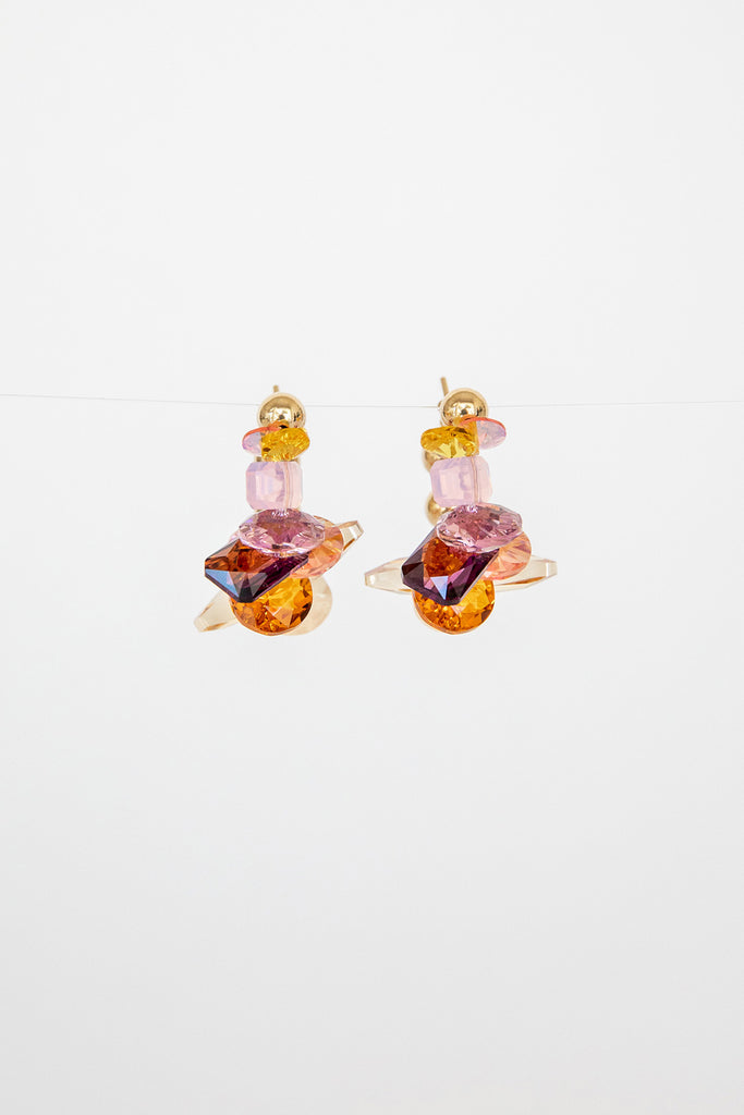 Azalea Earrings No. 9 by Abacus Row Handmade Jewelry