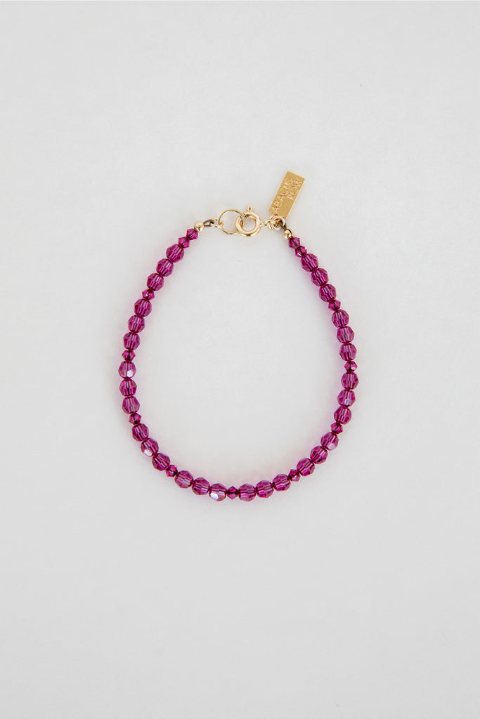 Bougainvillea Bracelet No. 1 by Abacus Row Handmade Jewelry