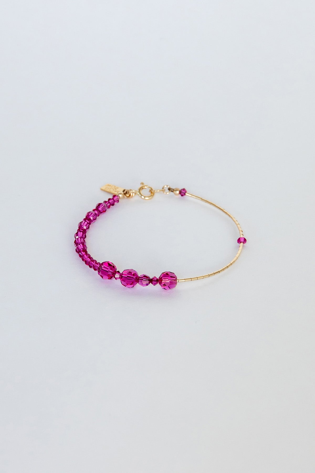 Bougainvillea Bracelet No. 2 by Abacus Row Handmade Jewelry