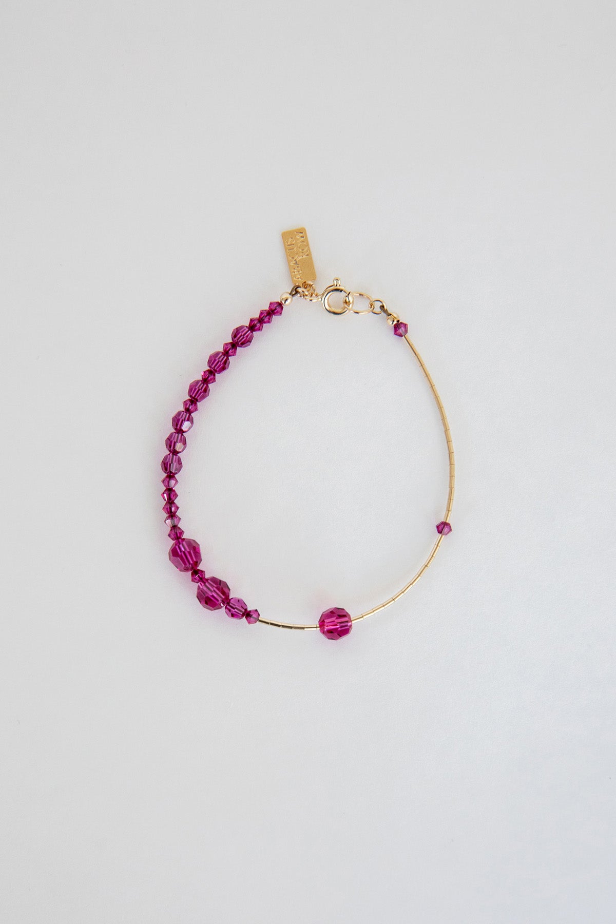 Bougainvillea Bracelet No. 2 by Abacus Row Handmade Jewelry