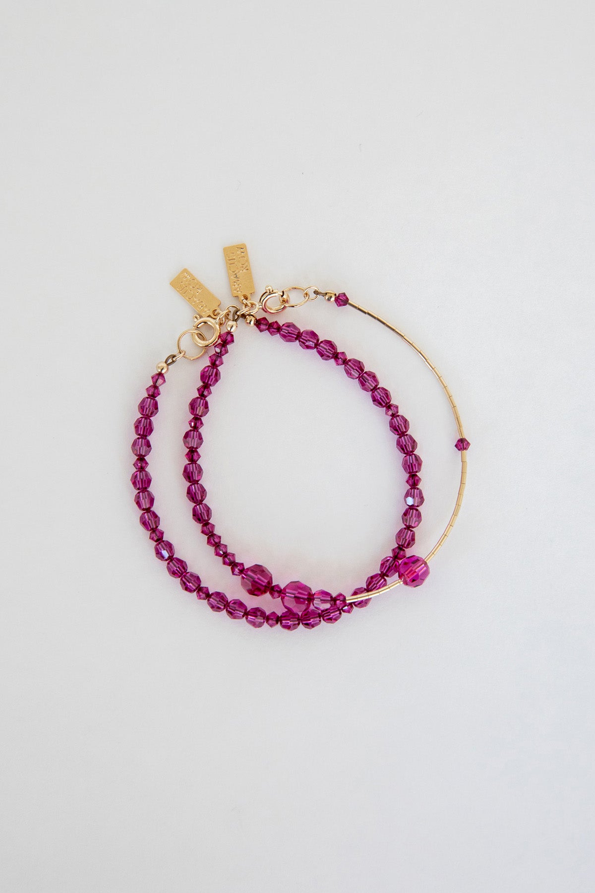 Bougainvillea Bracelet No. 2 by Abacus Row Handmade Jewelry