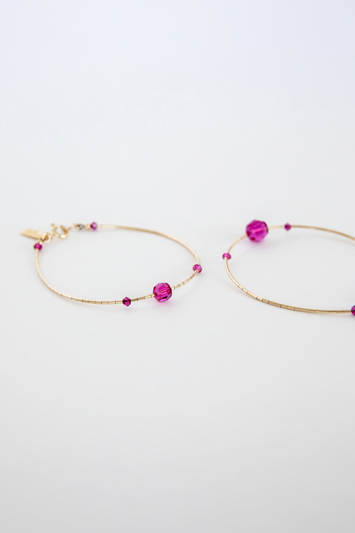 Bougainvillea Bracelet Set by Abacus Row Handmade Jewelry