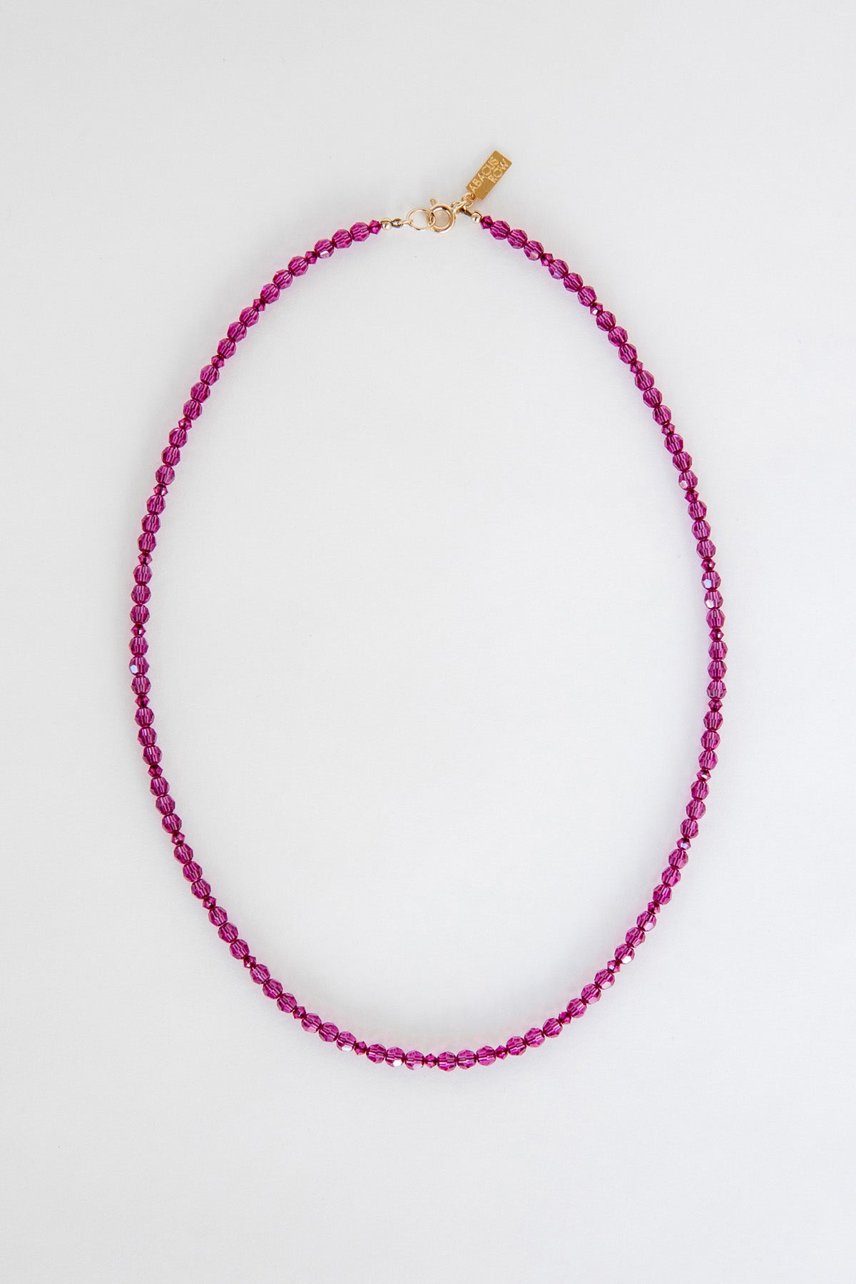 Bougainvillea Necklace No. 1 by Abacus Row Handmade Jewelry