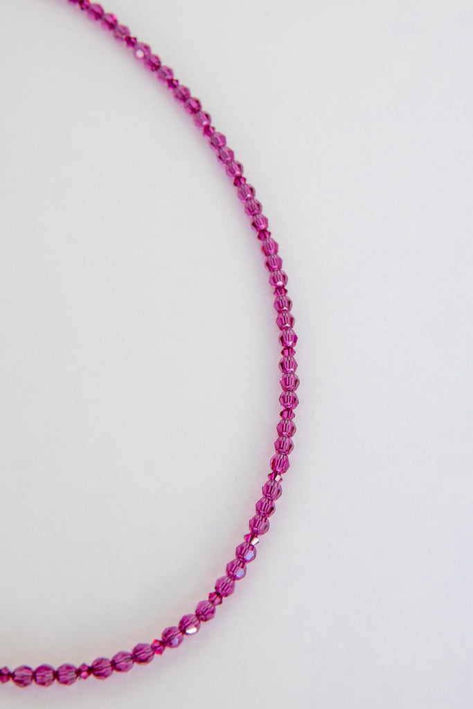Bougainvillea Necklace No. 1 by Abacus Row Handmade Jewelry