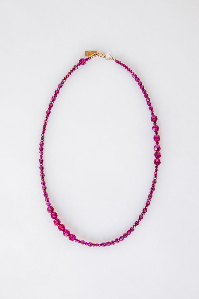 Bougainvillea Necklace No. 2 by Abacus Row Handmade Jewelry