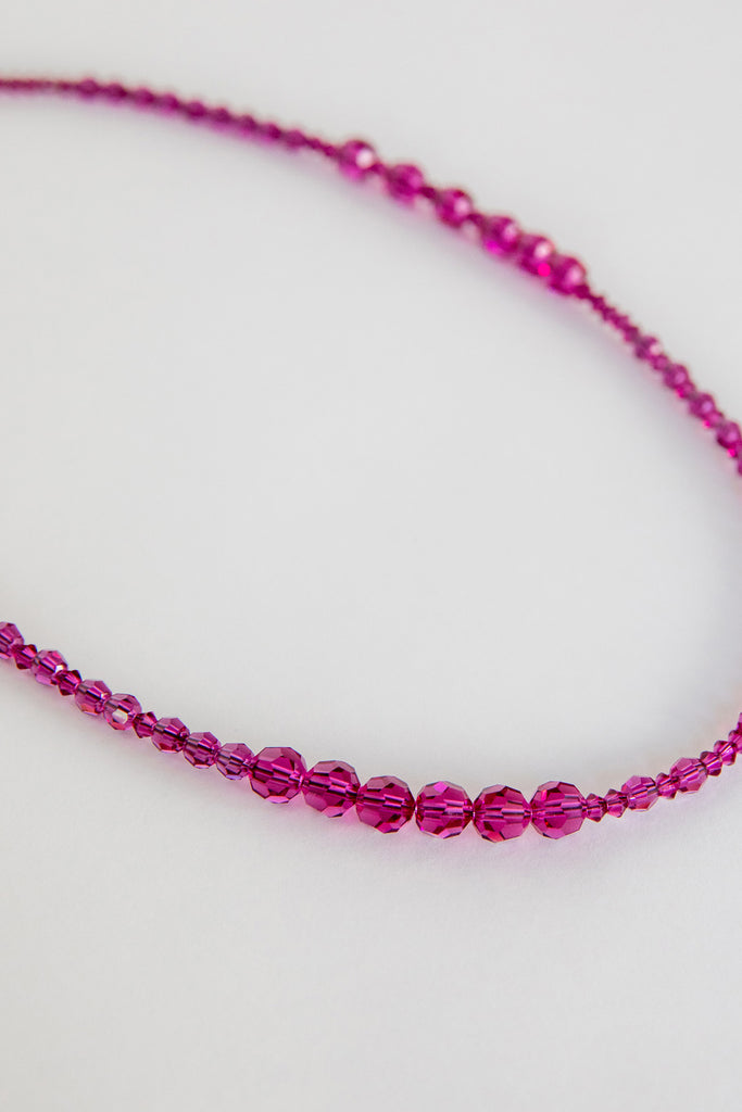 Bougainvillea Necklace No. 2 by Abacus Row Handmade Jewelry