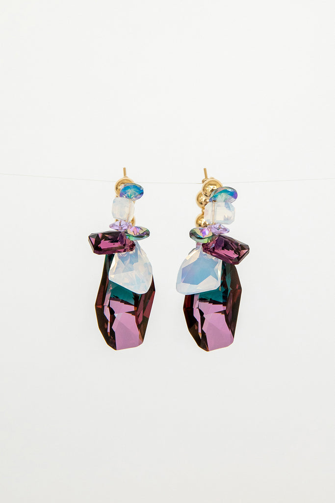 Garden Collection Bouquet Earrings No2 by Abacus Row Handmade Jewelry