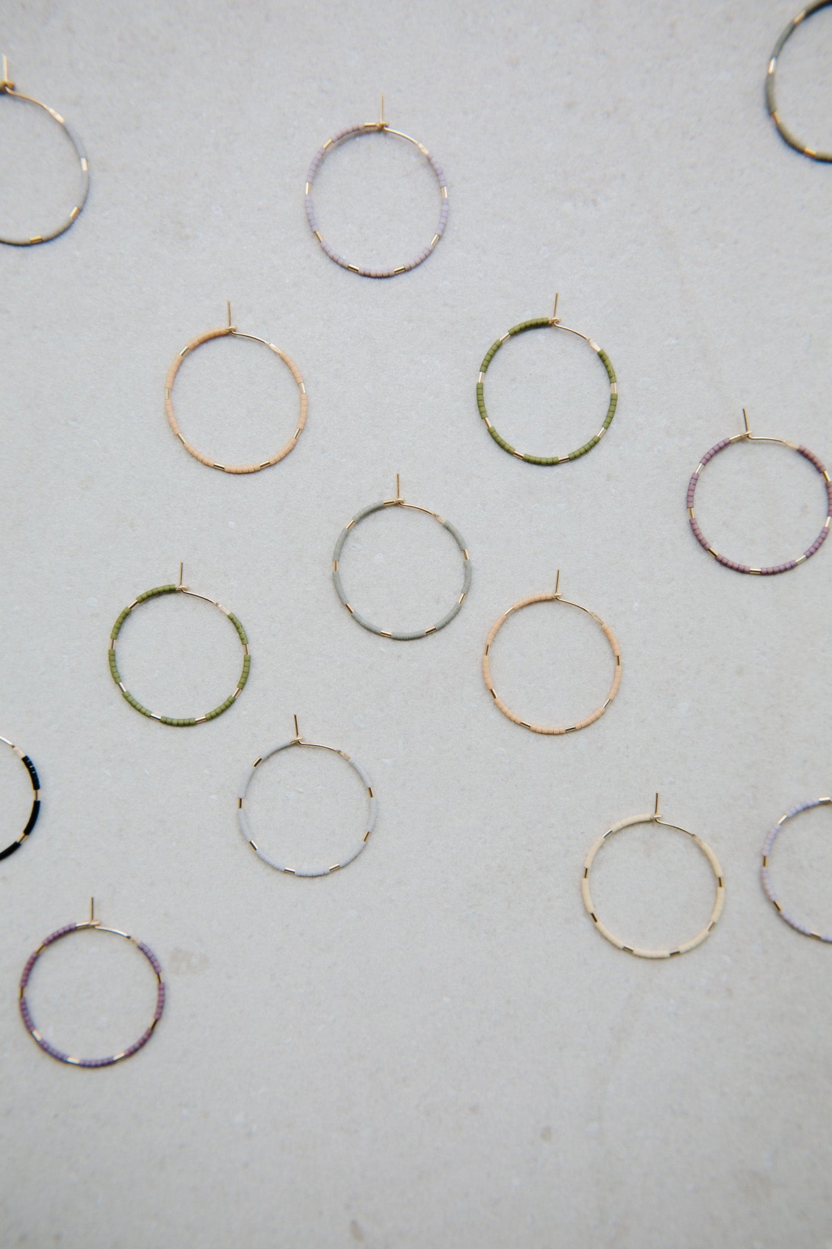 Callisto Hoops by Abacus Row Handmade Jewelry