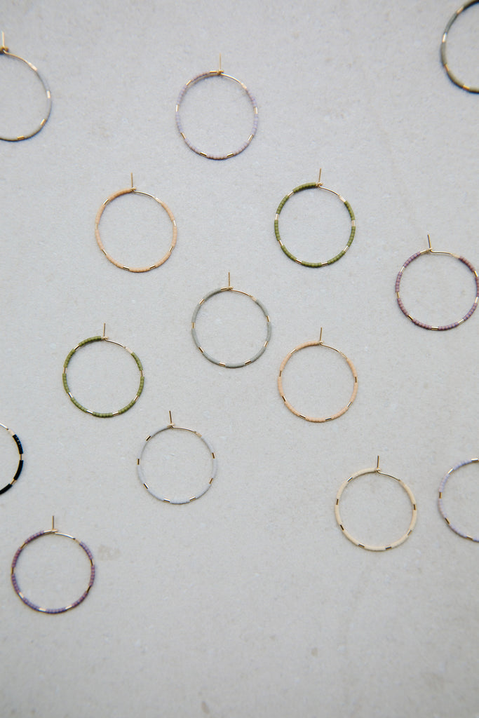 Callisto Hoops by Abacus Row Handmade Jewelry