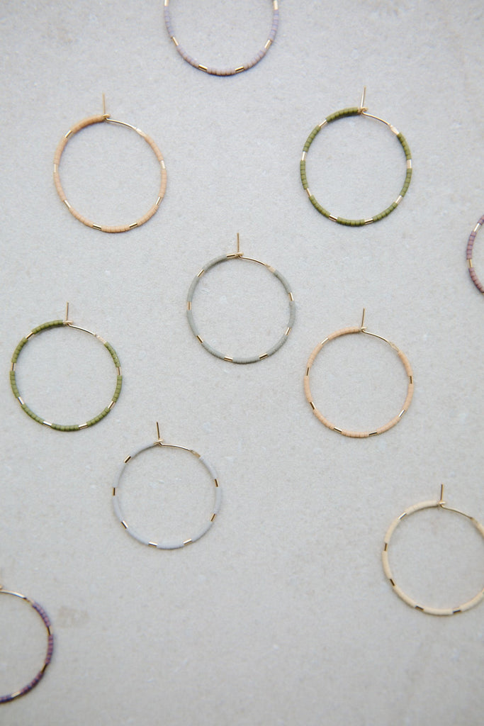 Callisto Hoops by Abacus Row Handmade Jewelry