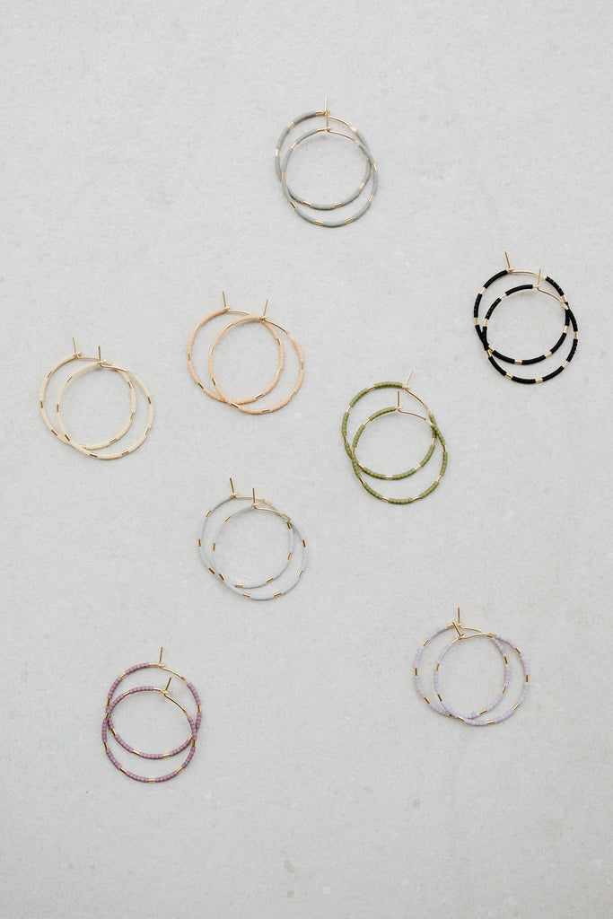 Callisto Hoops by Abacus Row Handmade Jewelry