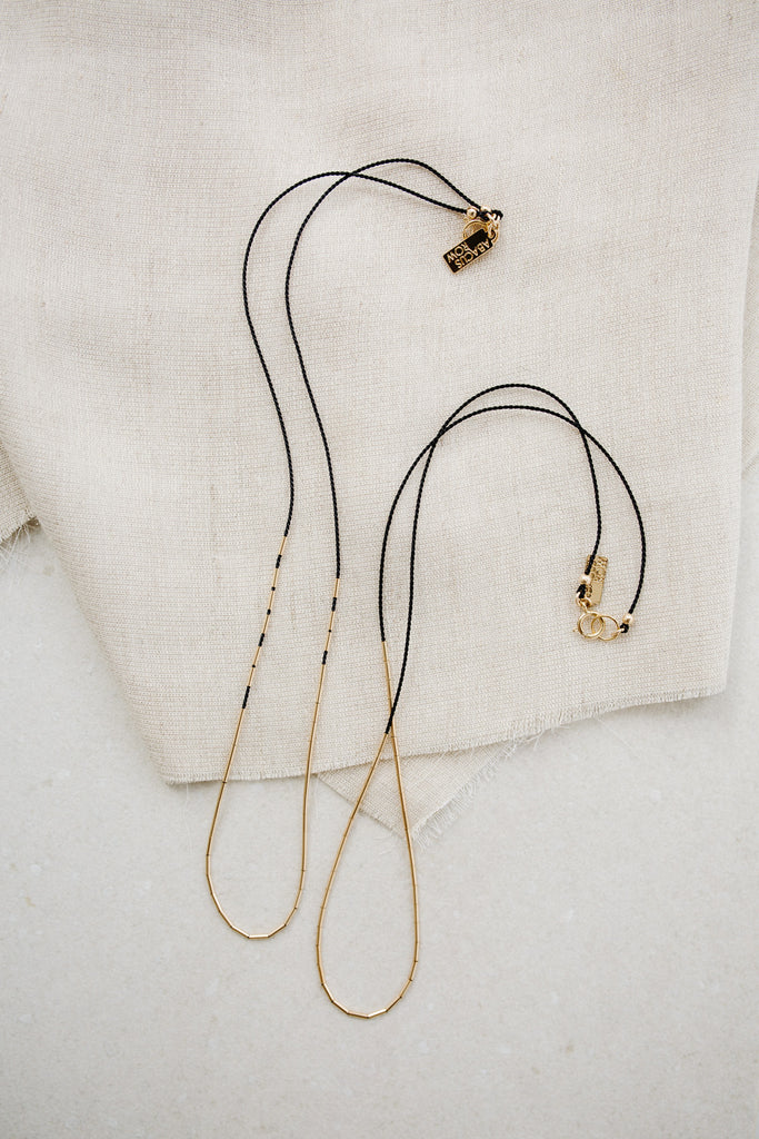 Black Circinus Necklaces at Abacus Row Handmade Jewelry