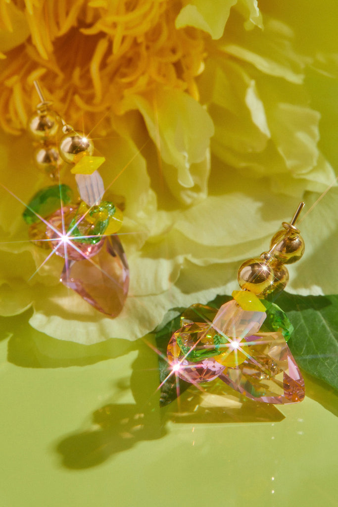 Daisy Earrings by Abacus Row Handmade Jewelry
