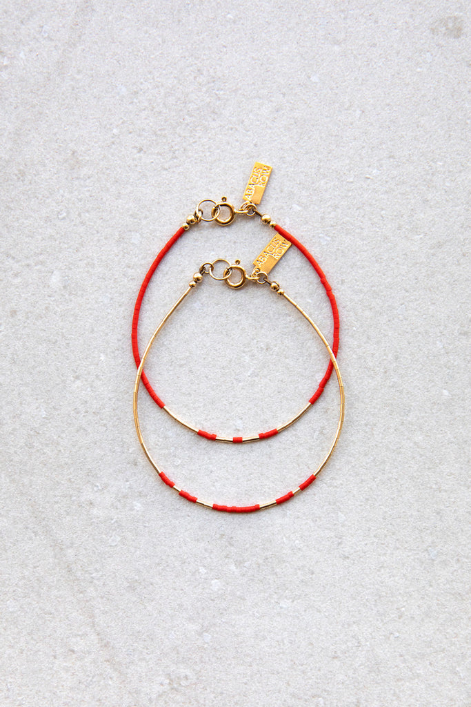Fire + Water Bracelet set