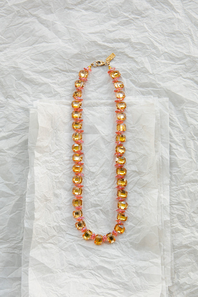 Flowering Quince Necklace
