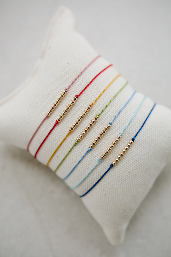 Rainbow of Friendship Bracelet No.3 from Abacus Row Handmade Jewelry