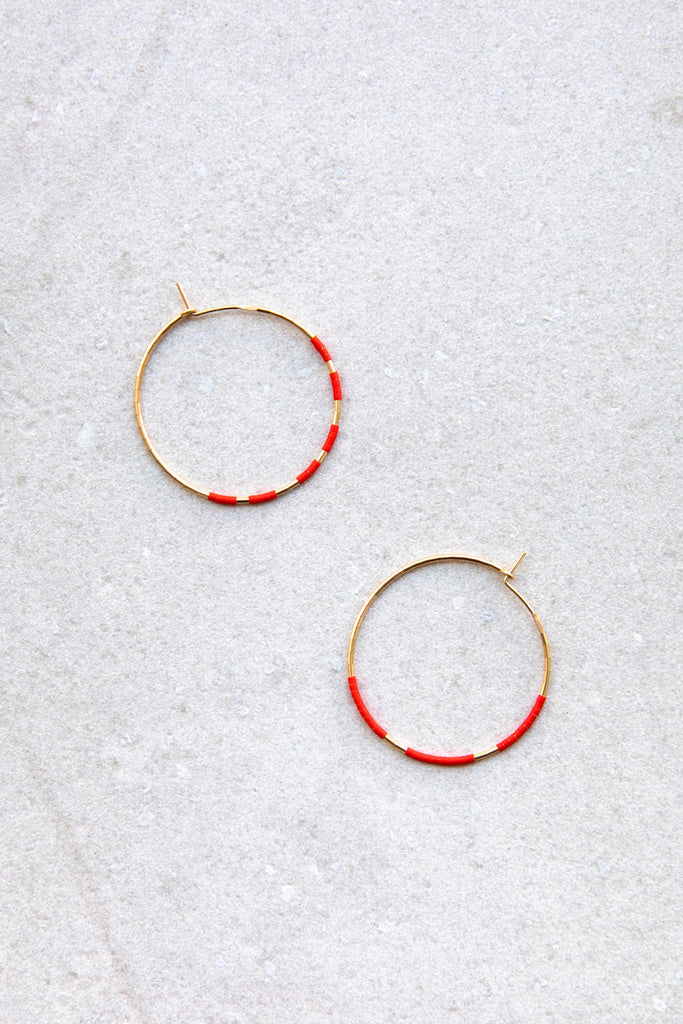 Heaven + Earth Hoops