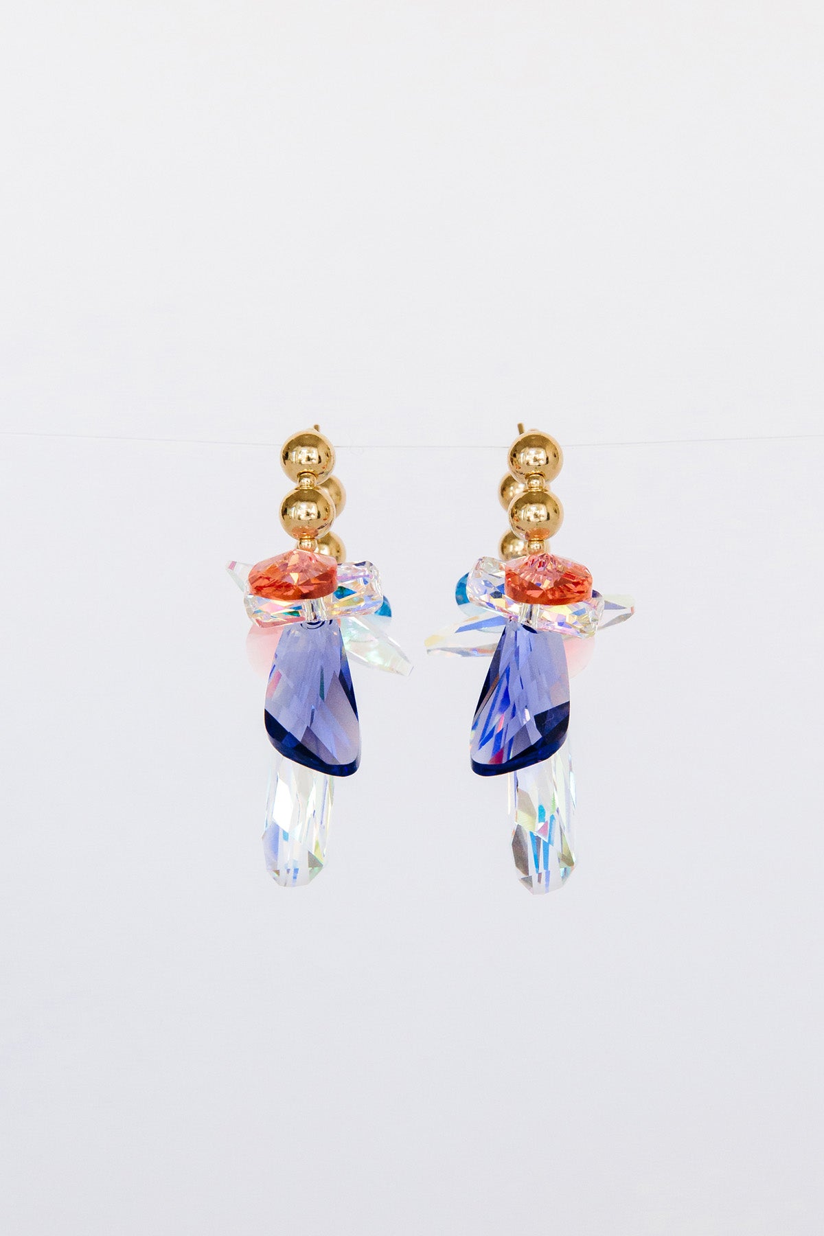 Iris No.1 Earrings by Abacus Row Handmade Jewelry