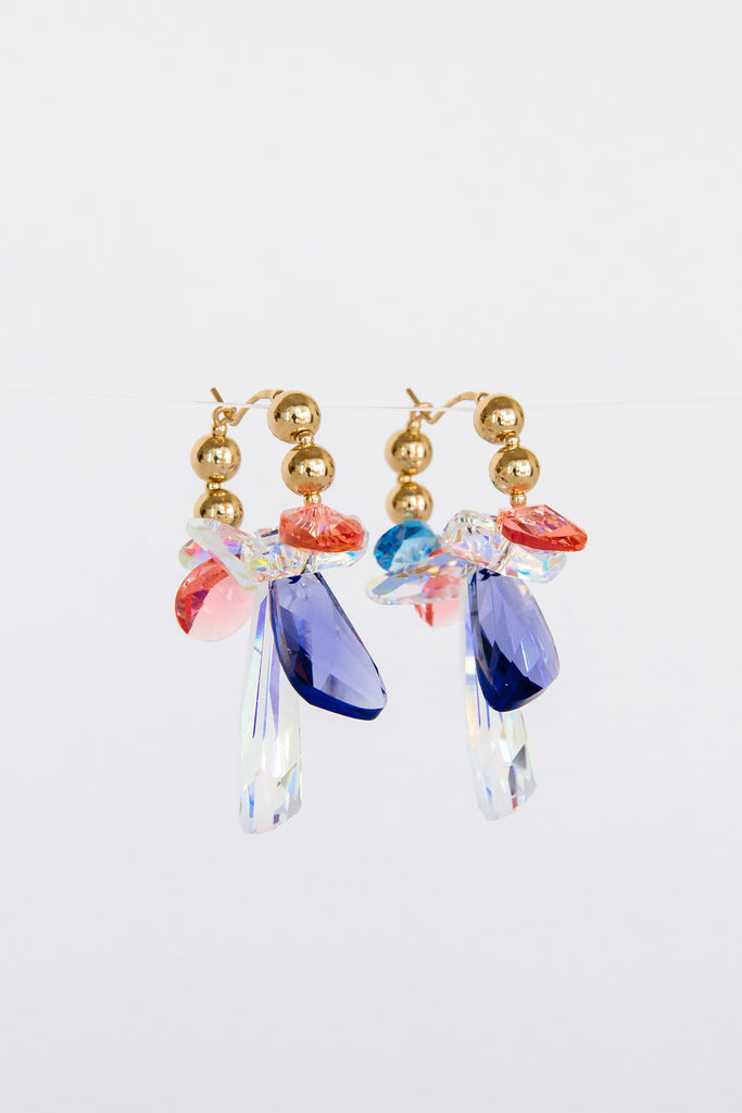 Iris No.1 Earrings by Abacus Row Handmade Jewelry