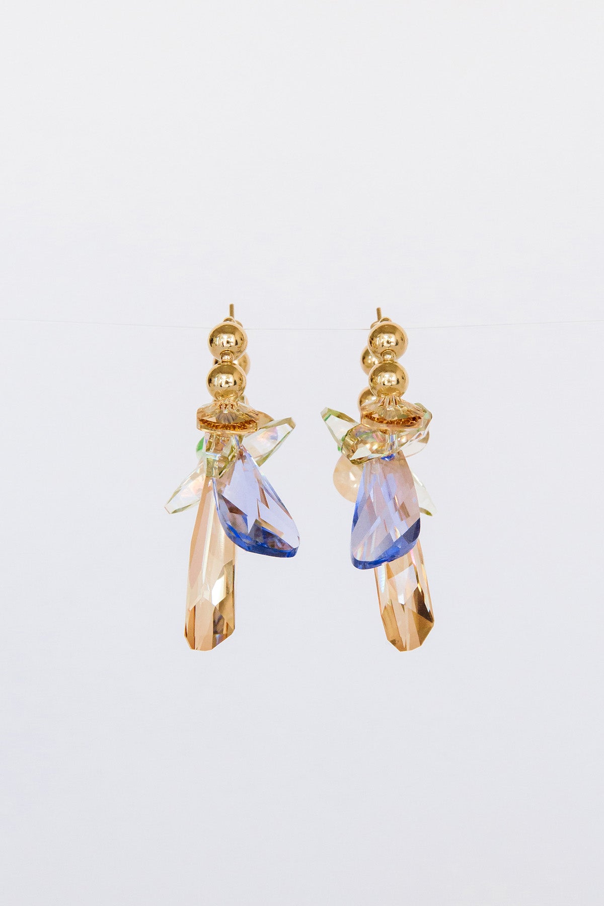 Iris No.2 Earrings by Abacus Row Handmade Jewelry
