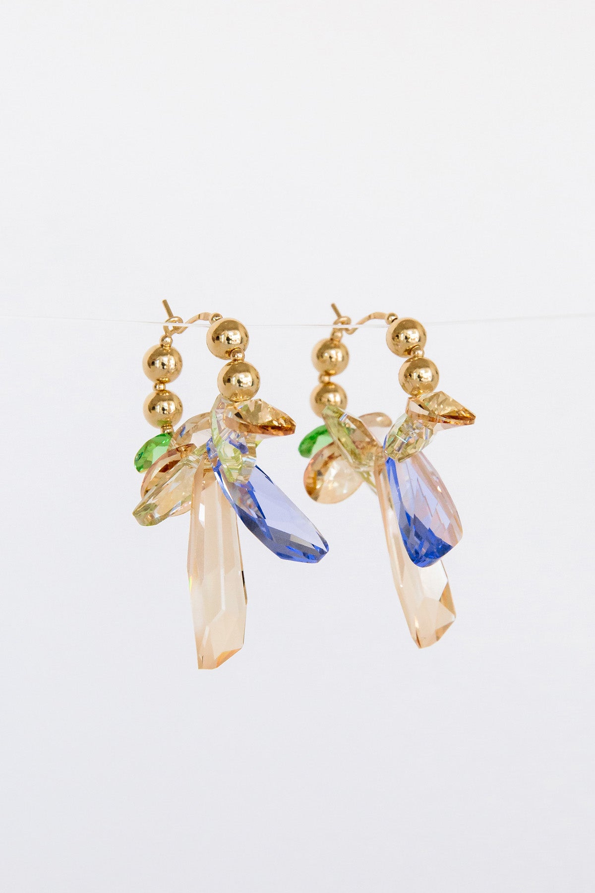 Iris No.2 Earrings by Abacus Row Handmade Jewelry