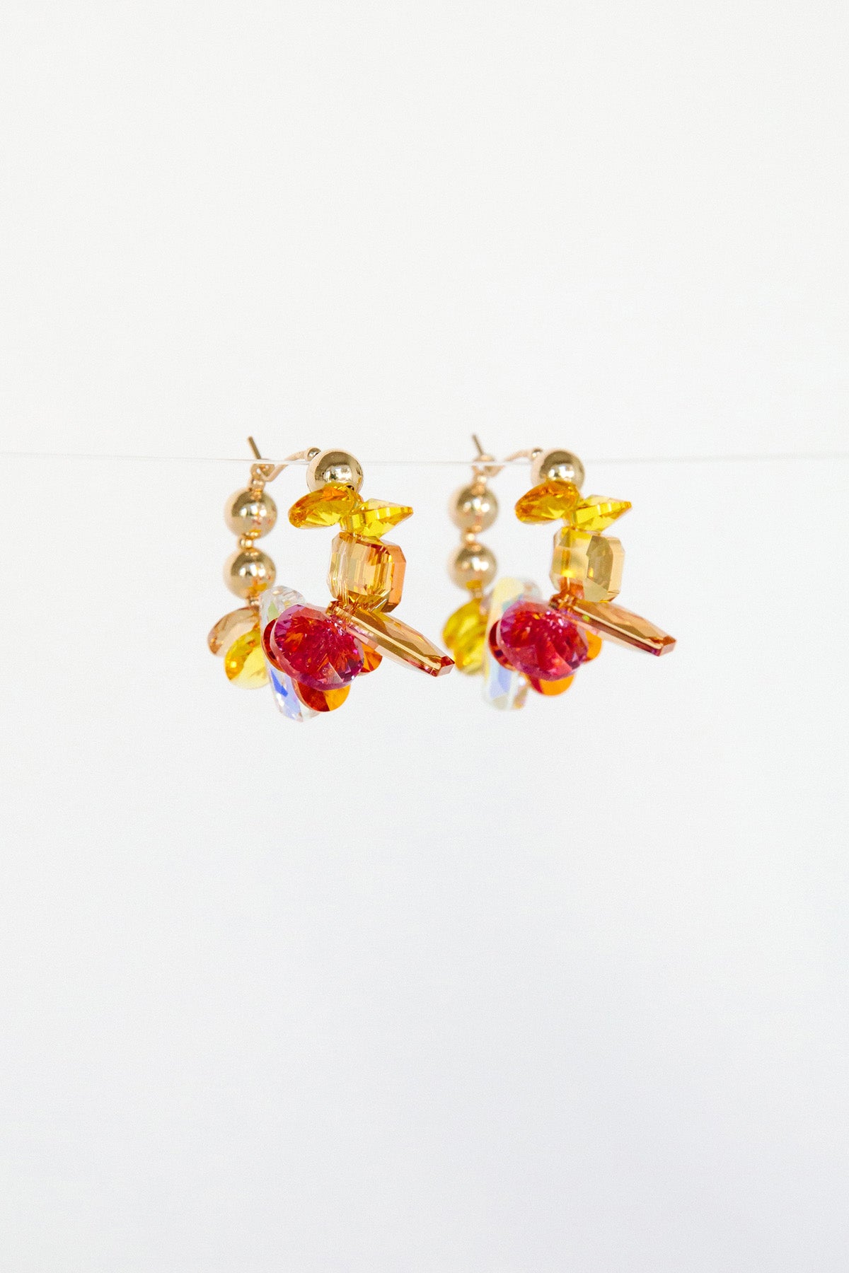 Azalea Earrings No.1 by Abacus Row Handmade Jewelry